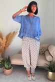 Ren Tiles of Marrakesh X Ali Ash Shirring Cuff Pant